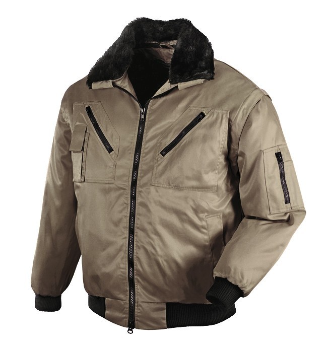teXXor Piloten Oslo Arbeitsjacke mit abnehmbaren Ärmeln khaki, 4177, Größe 3XL teXXor Piloten Oslo Arbeitsjacke mit abnehmbaren Ärmeln khaki, 4177, Größe 3XL