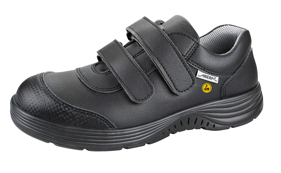 Abeba Halbschuh mit Klettverschluss  x-Light, Farbe schwarz , Gr.46