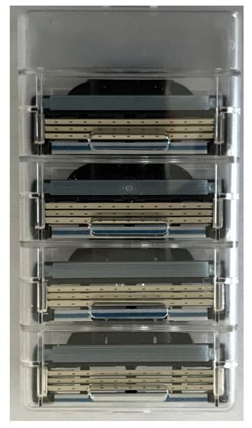 Gillette Mach3 Rasierklingen, 4 Stück/Pack