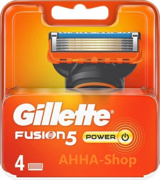 Gillette Fusion 5 Power  Rasierklingen, 4 Stück/Pack