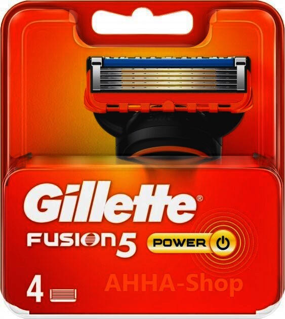 Gillette Fusion 5 Power  Rasierklingen, 4 Stück/Pack