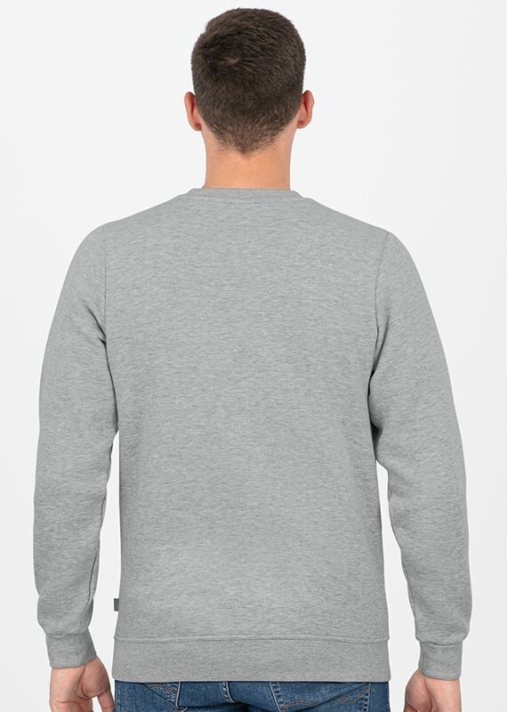 JAKO Sweat-Shirt Organic, hellgrau meliert, Gr.XXL