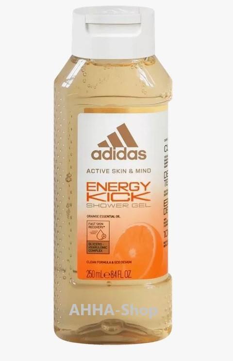 adidas  Skin & Mind Duschgel "Energy Kick", 4 x 250ml