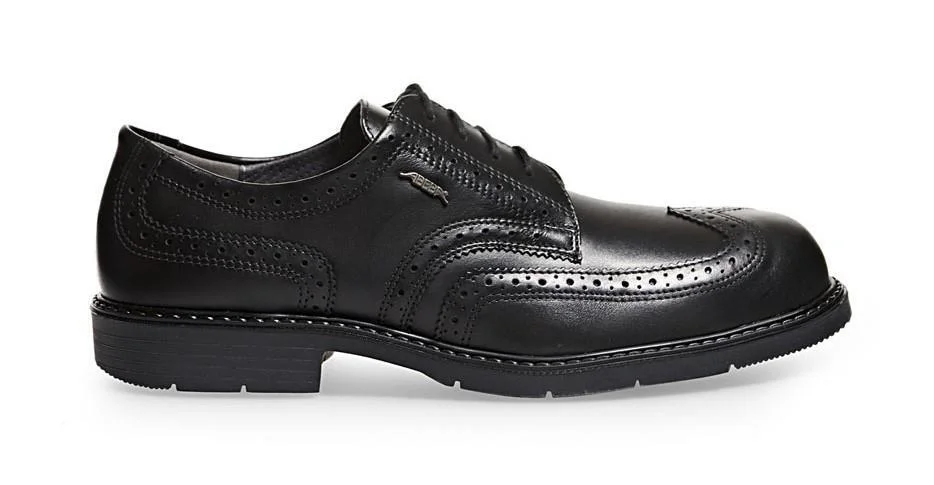 Abeba 33240 Business Men ESD Niedriger Schuh, S2, SRA, Schwarz, Größe 43