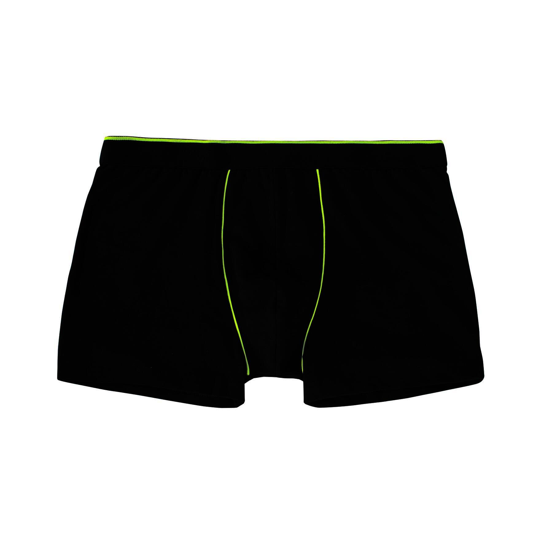Herren Pants 27439, Schwarz mit versch. farbigen Paspeln, 6er-Pack, Gr.8