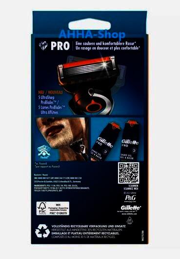 Gillette Proglide Rasierer mit Klinge, neu und OVP