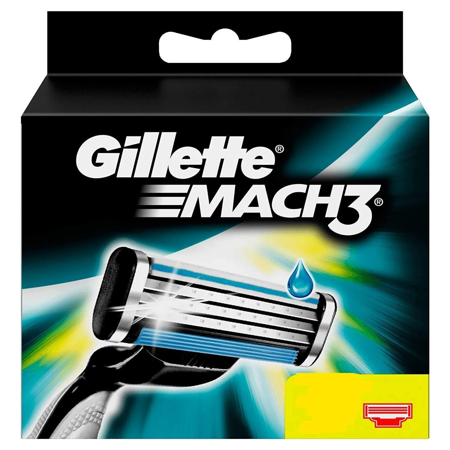 Gillette Mach3 Rasierklingen, 4 Stück/Pack
