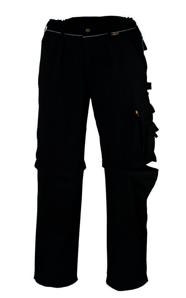 "2-in-1" Canvas-Bundhose (320 g/m²) „TOBAGO”  Farbe schwarz/schwarz Größe 94