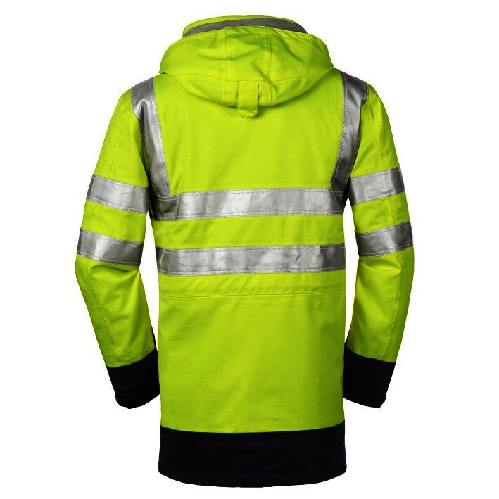 Multinorm Warnschutz-Jacke "Edmonton" leuchtgelb/navy Größe M