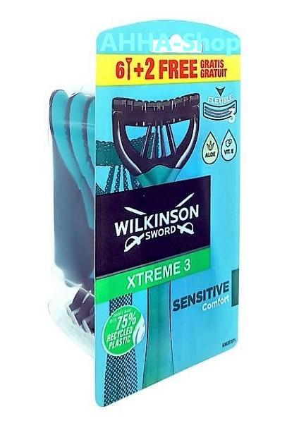 Wilkinson Xtreme3 Sensitive Einweg 8er Pack Wilkinson Xtreme3 Sensitive Einweg 8er Pack