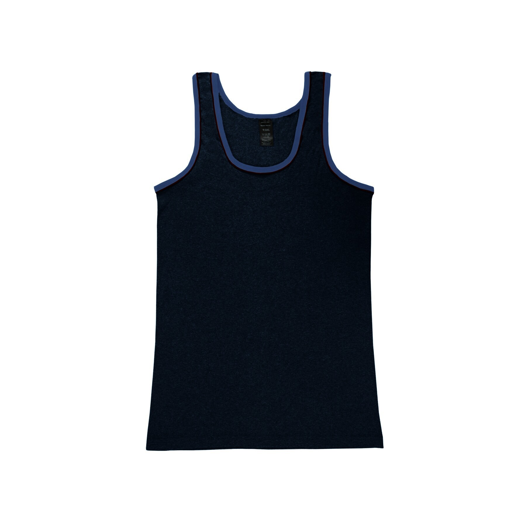 2er-Pack Herren-Unterhemd 22590, mit Paspelierung, Pack 2, Gr.8