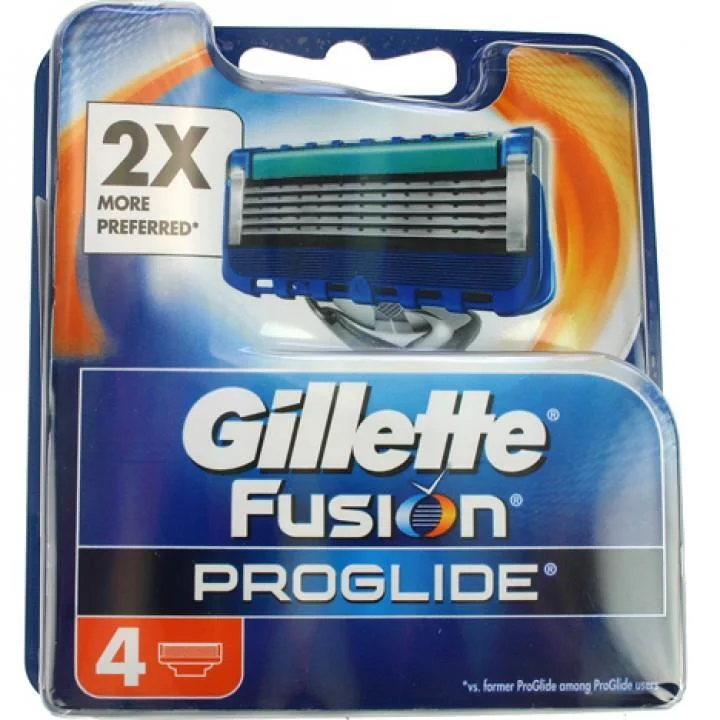 Gillette Fusion Proglide Rasierklingen 4 Stück/Pack