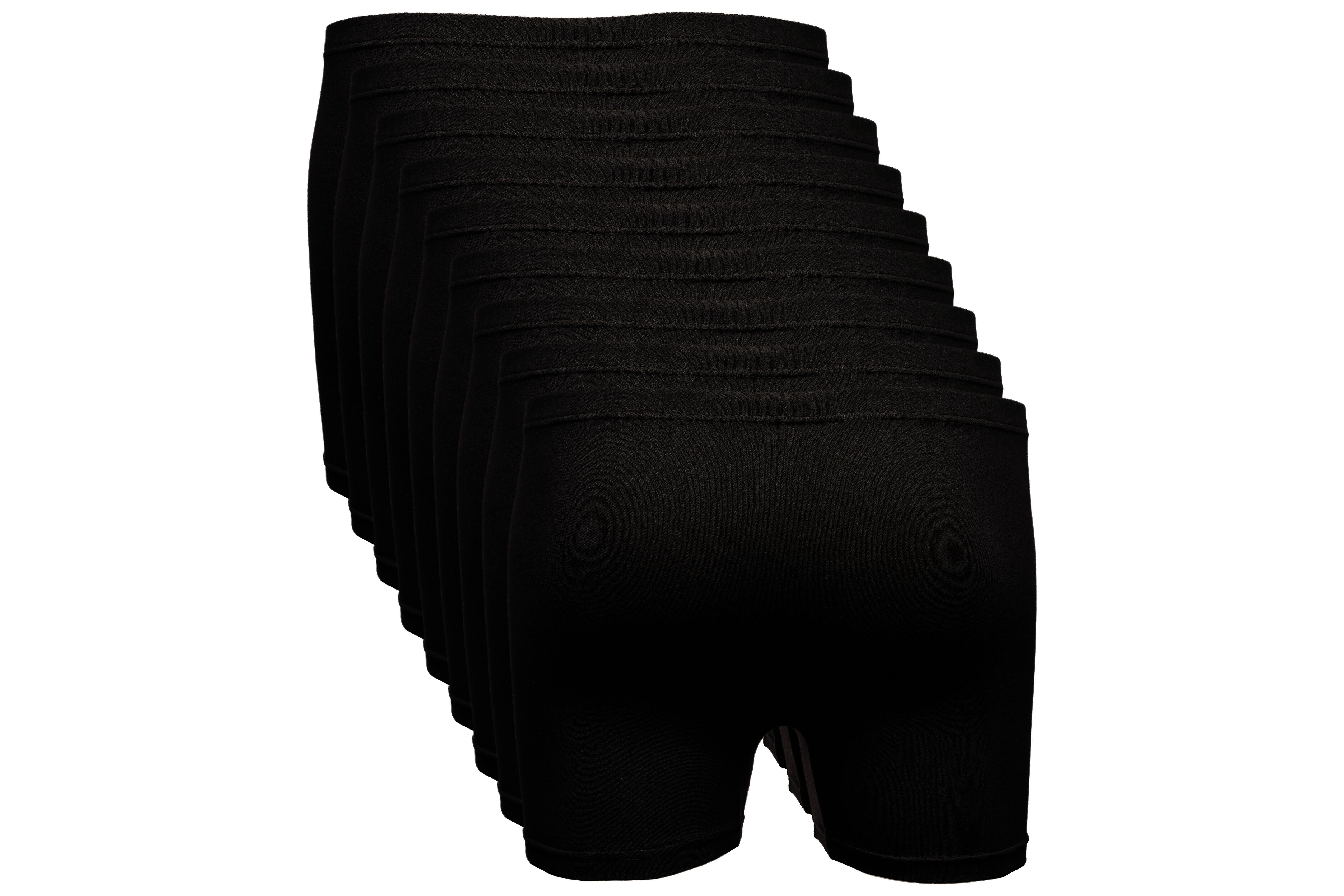 The BAKIS Herren Boxer Short, 3 x 3er Pack, schwarz, Größe 7