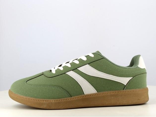 Herren Sneaker B972773 im Retro-Style, Farbe Grün, Gr.42