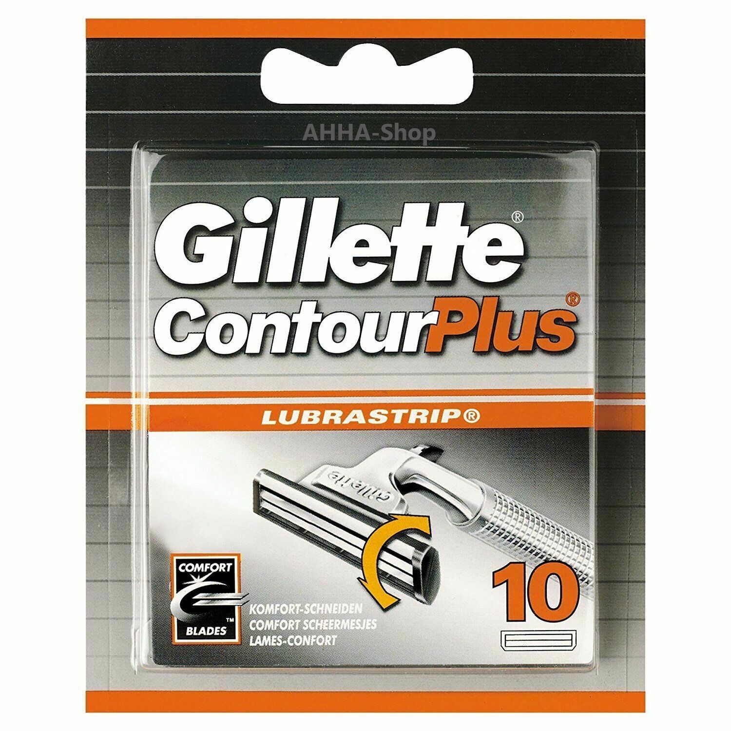Gillette Contour Plus Rasierklingen, neu und OVP, 10 Stück Gillette Contour Plus Rasierklingen, neu und OVP, 10 Stück