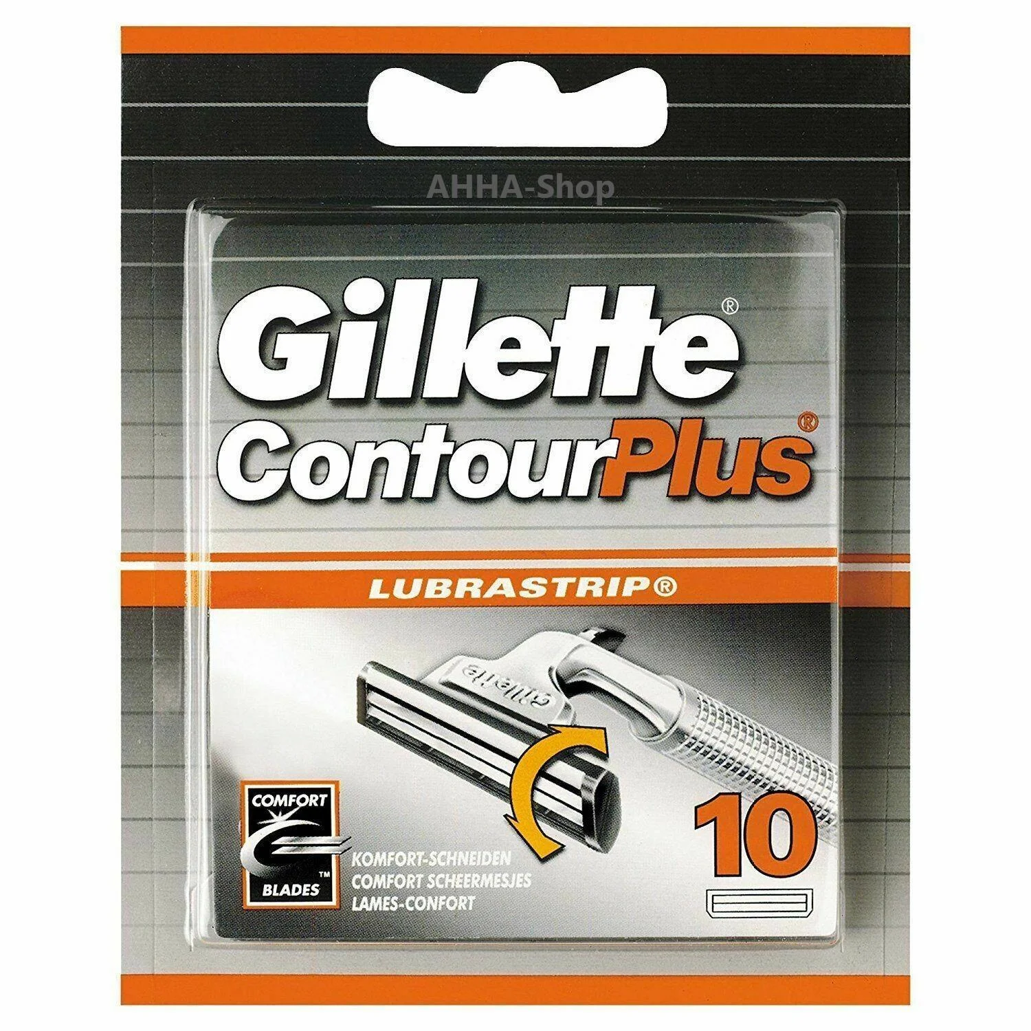 Gillette Contour Plus Rasierklingen, neu und OVP, 10 Stück