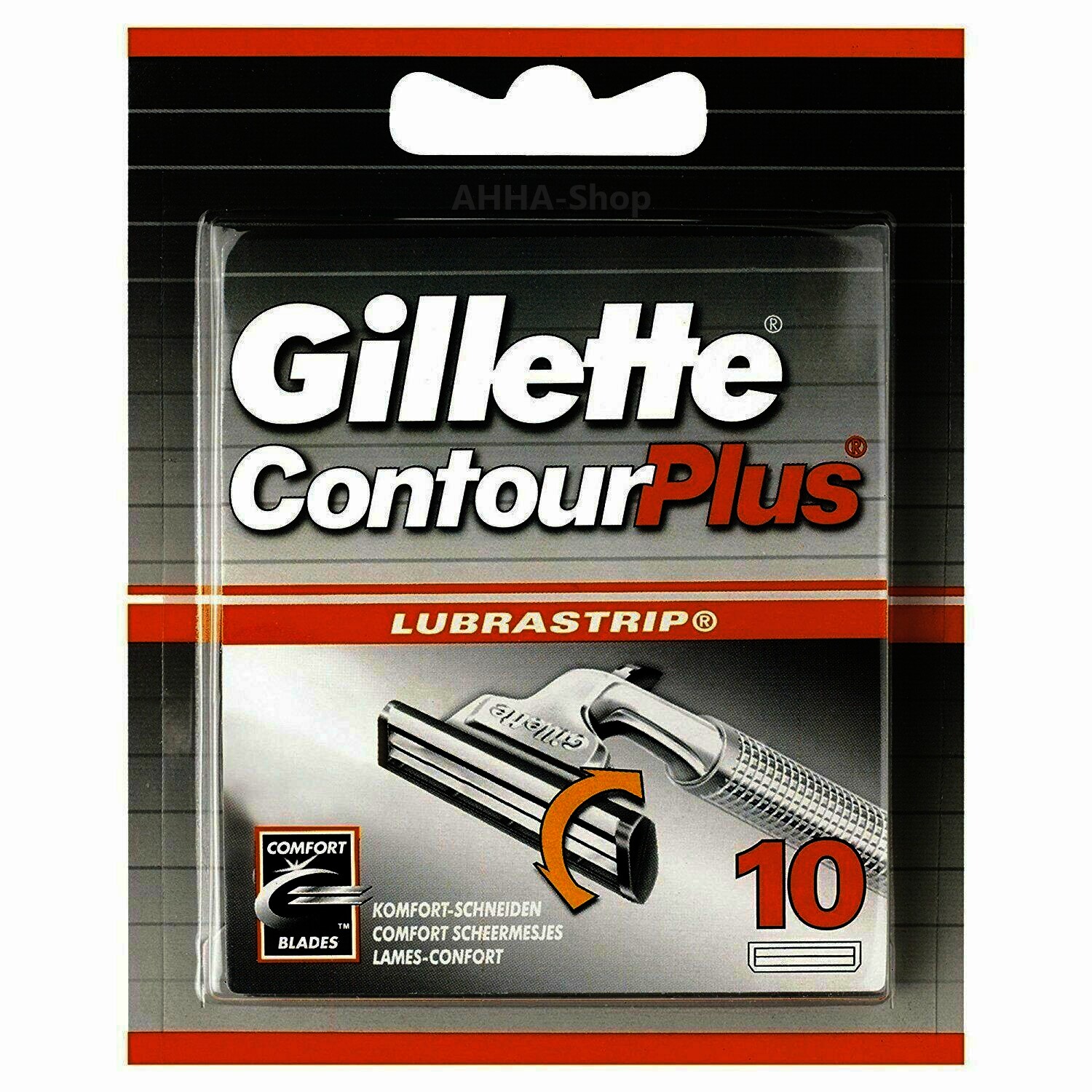Gillette Contour Plus Rasierklingen, neu und OVP, 10 Stück