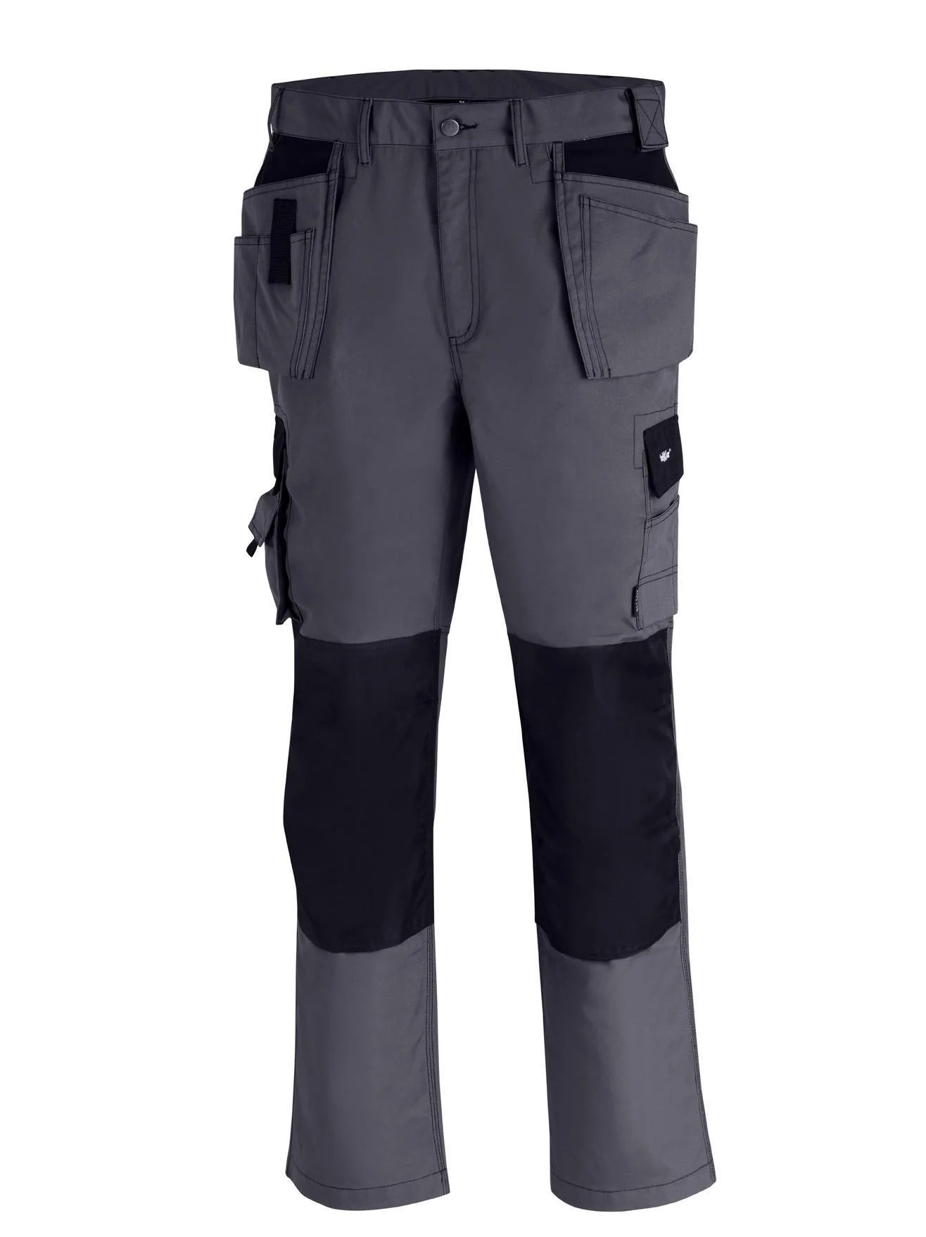 teXXor Canvas Bundhose "Panama", Berufshose, grau/schwarz Größe 48