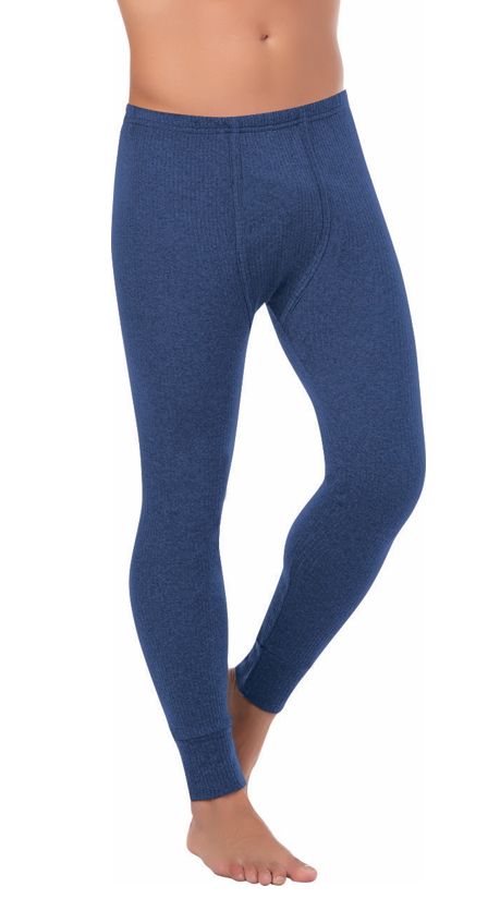 4er Pack Herren Thermo Unterhose Dunkelblau, Größe 5
