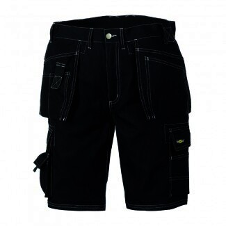 teXXor Canvas Shorts "Bermuda", kurze Berufshose, Farbe schwarz, Gr. 62