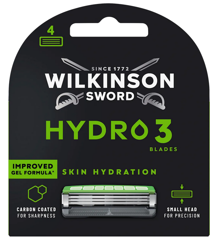 Wilkinson Hydro 3 Skin Protection  Rasierklingen, 4er Pack