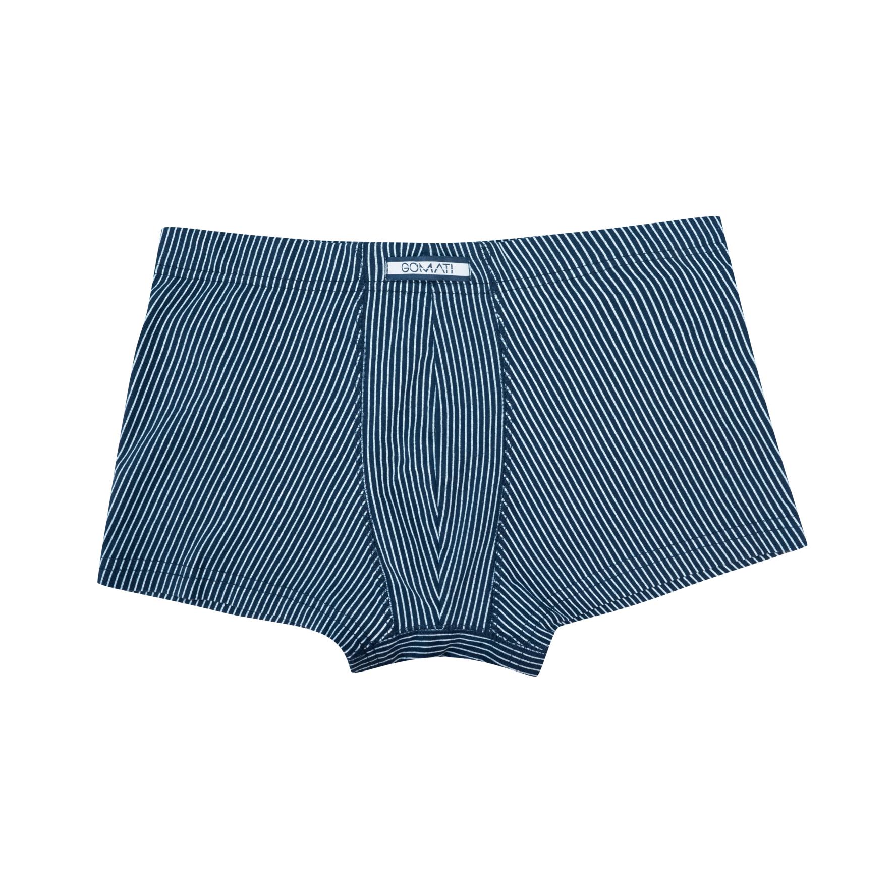 Herren Pants 29402, uni/längsgestreift, versch. Farben, 8er-Pack, Gr.7