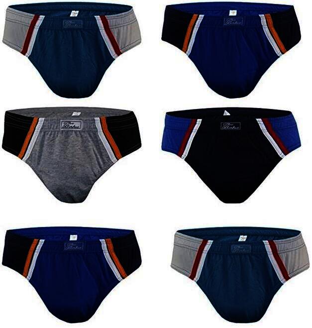 The Bakis Herren Baumwolle Sports Slips,  9er-Pack, mehrfarbig, Größe 10