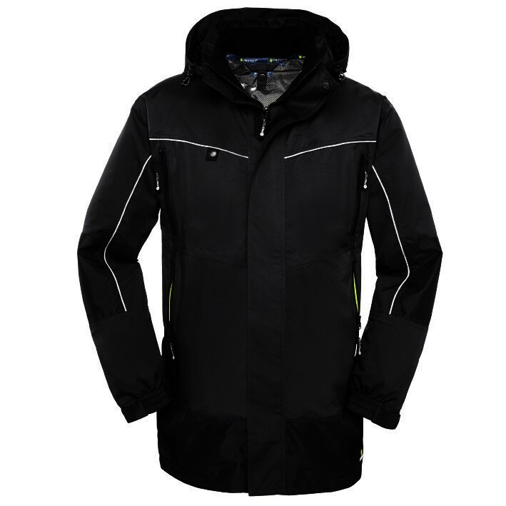 Wetterschutz-Jacke PHILLY grau/schwarz, Gr.3XL