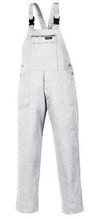 teXXor Latzhose 290g/m²  weiß, Größe 98