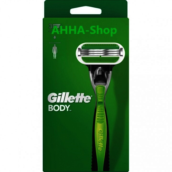 GILLETTE BODY RASIERER + 1 KlINGE KÖRPERRASIERER DAMEN HERREN