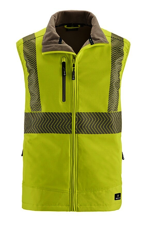 4PROTECT® Warnschutz-Softshellweste PARAMUS, leuchtgelb, Gr.4XL